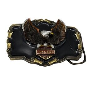 Harley-Davidson Belt Buckle Live& Ride Series H1417 Made USA‎